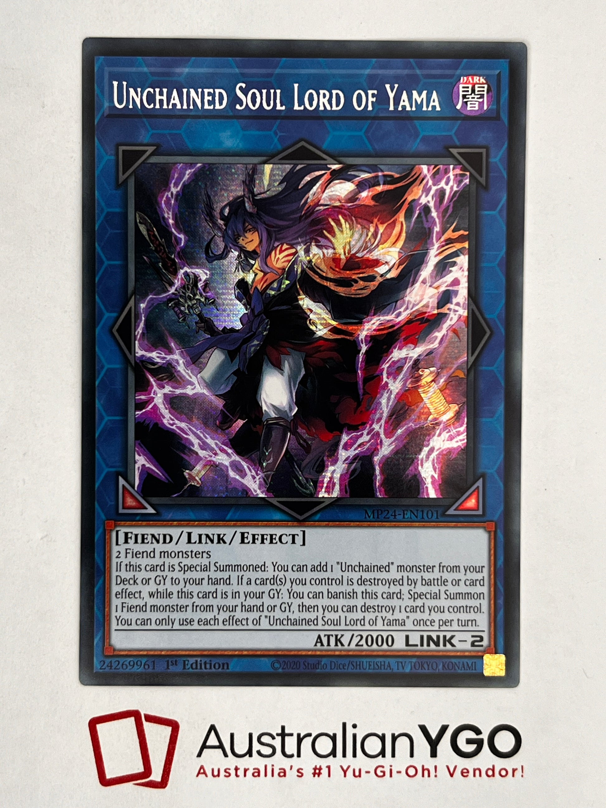 UNCHAINED SOUL LORD OF YAMA MP24-EN101 Aus Ygo UNCHAINED SOUL LORD OF YAMA MP24-EN101 Aus Ygo