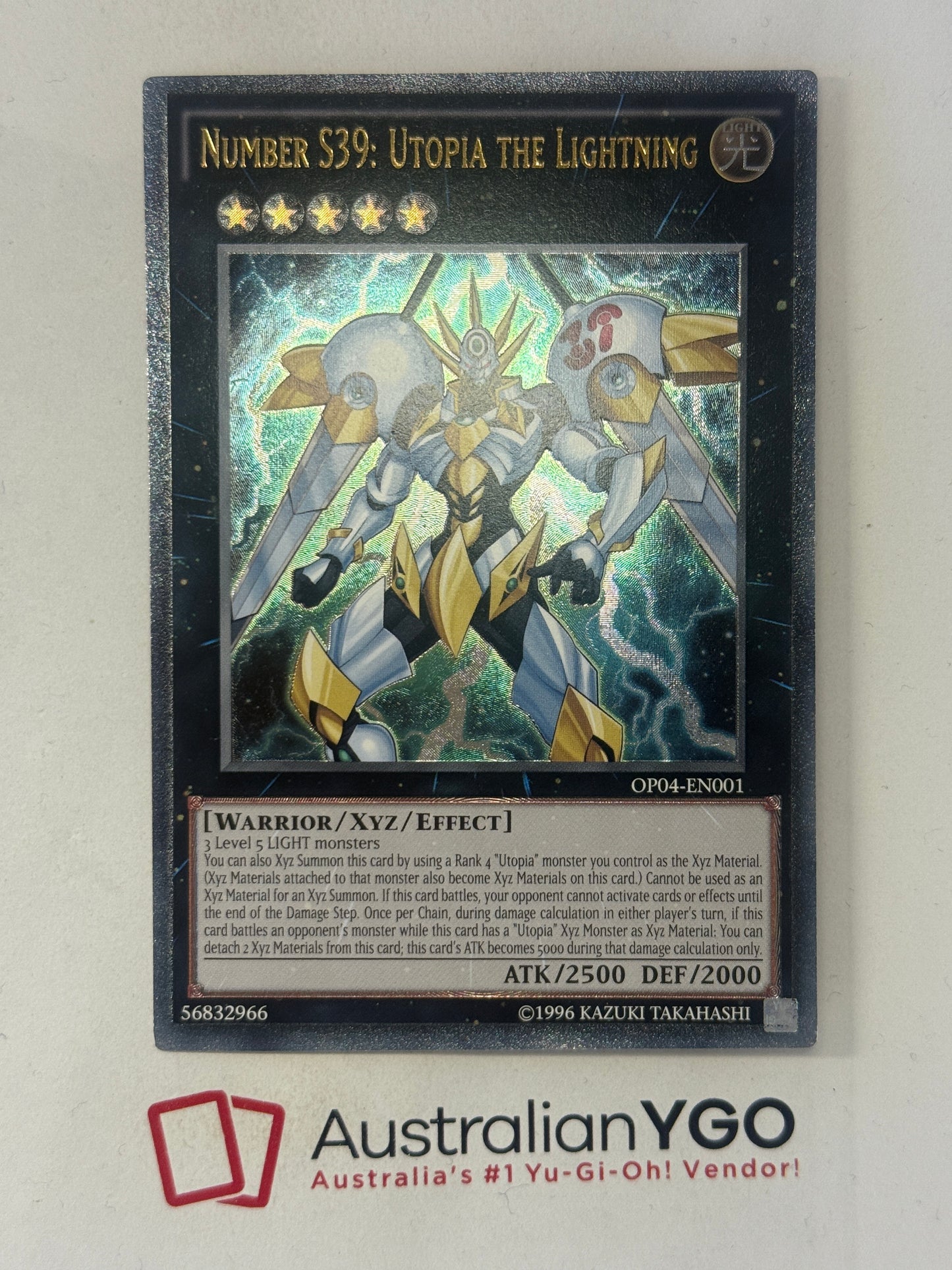 NUMBER S39: UTOPIA THE LIGHTNING OP04-EN001 (UTR)