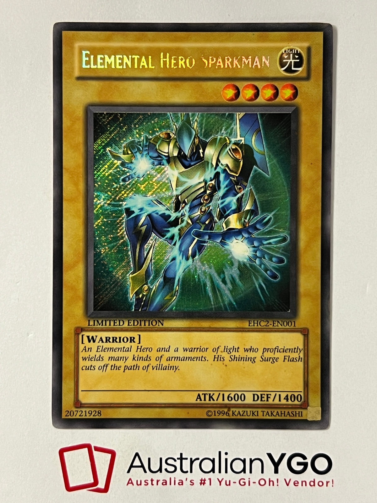 ELEMENTAL HERO SPARKMAN EHC2-EN001 – Aus Ygo