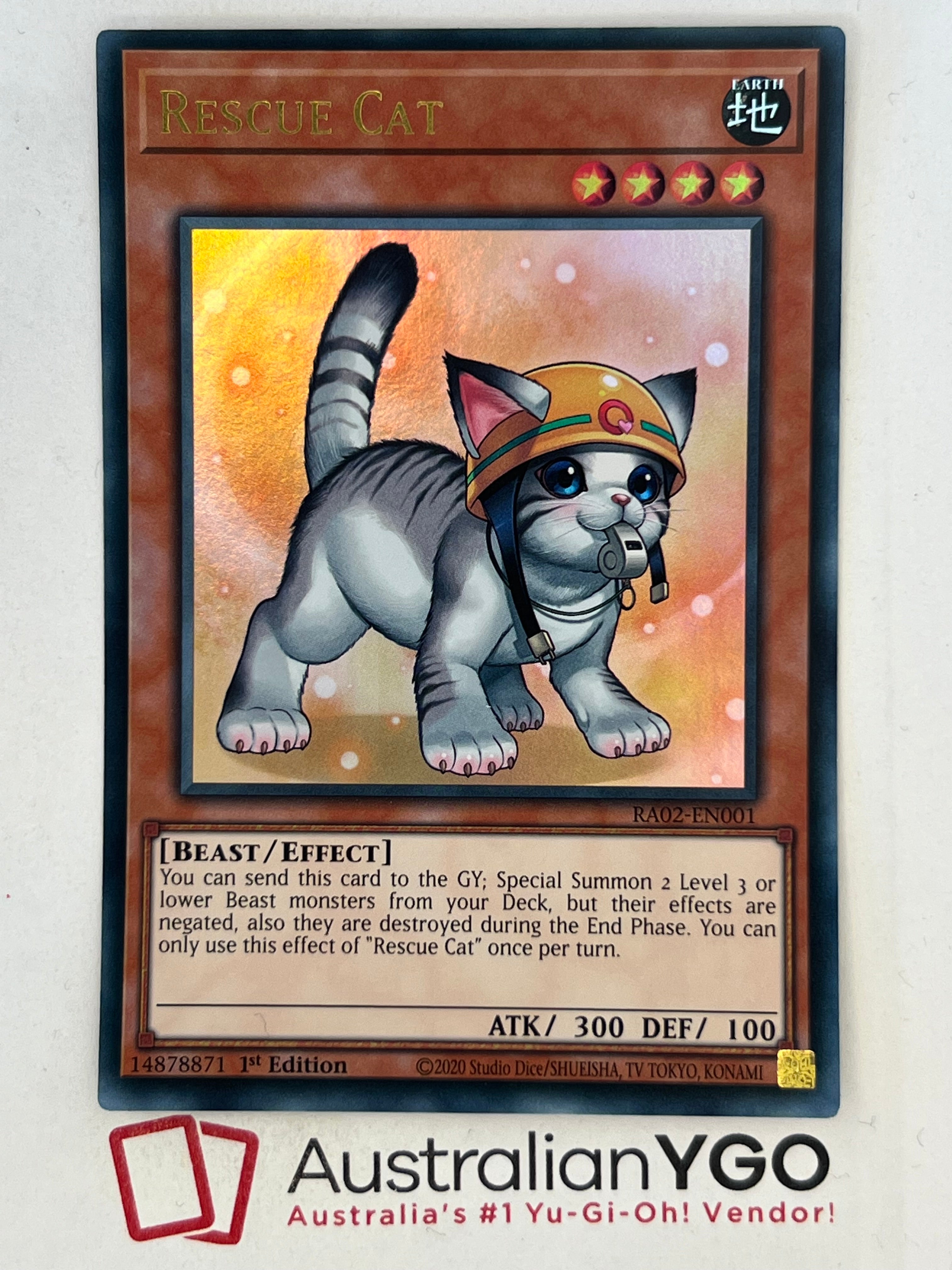 RESCUE CAT, RA02-EN001 – Aus Ygo