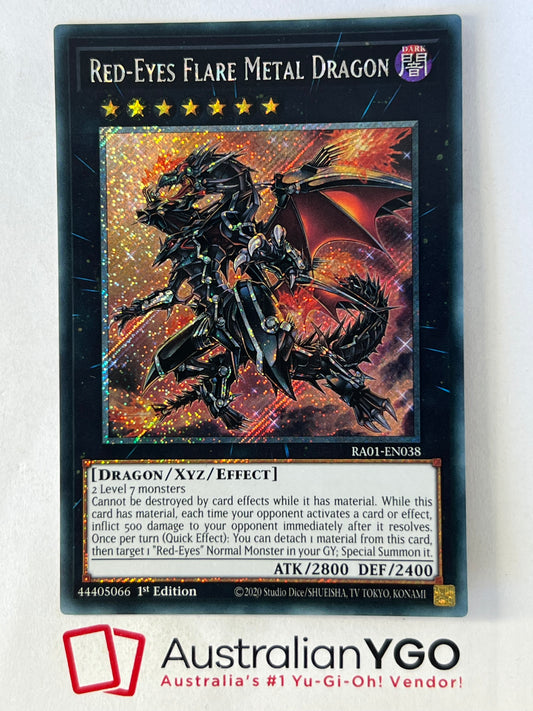 RED-EYES FLARE METAL DRAGON RA01-EN038