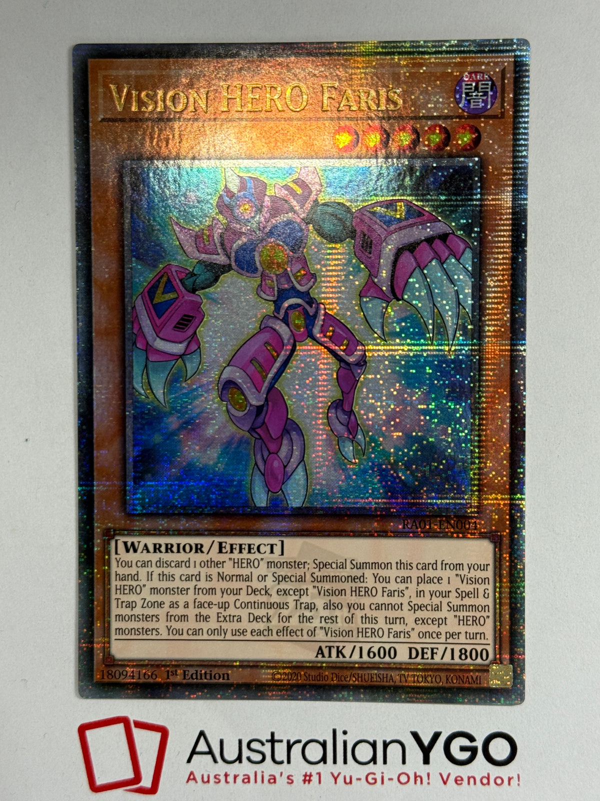 VISION HERO FARIS RA01-EN004 (QCR)