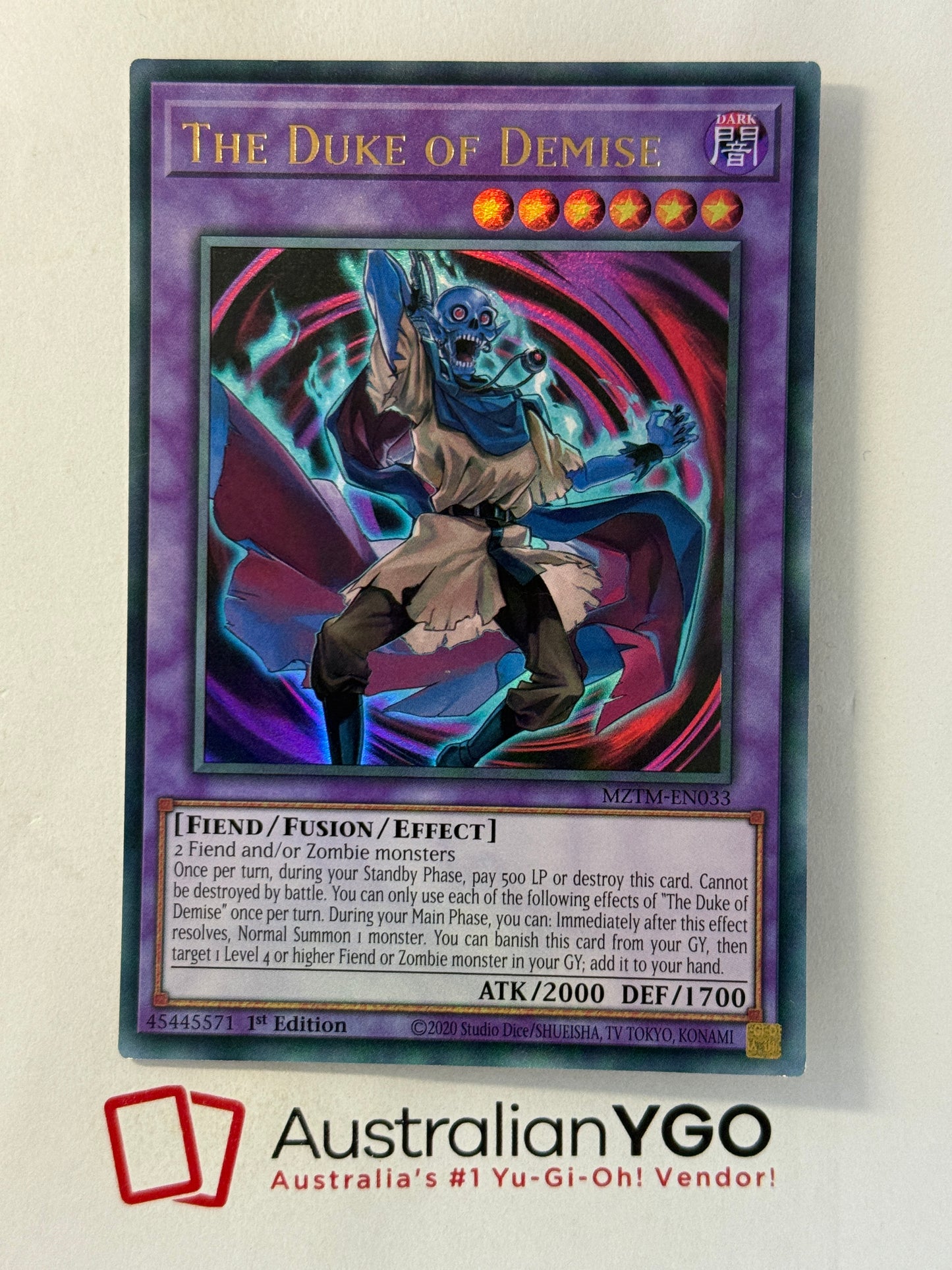 THE DUKE OF DEMISE MZTM-EN033