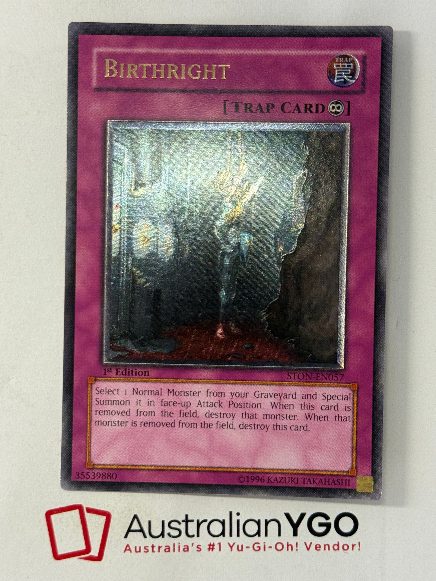 BIRTHRIGHT STON-EN057 (UTR) Aus Ygo BIRTHRIGHT STON-EN057 (UTR) Aus Ygo
