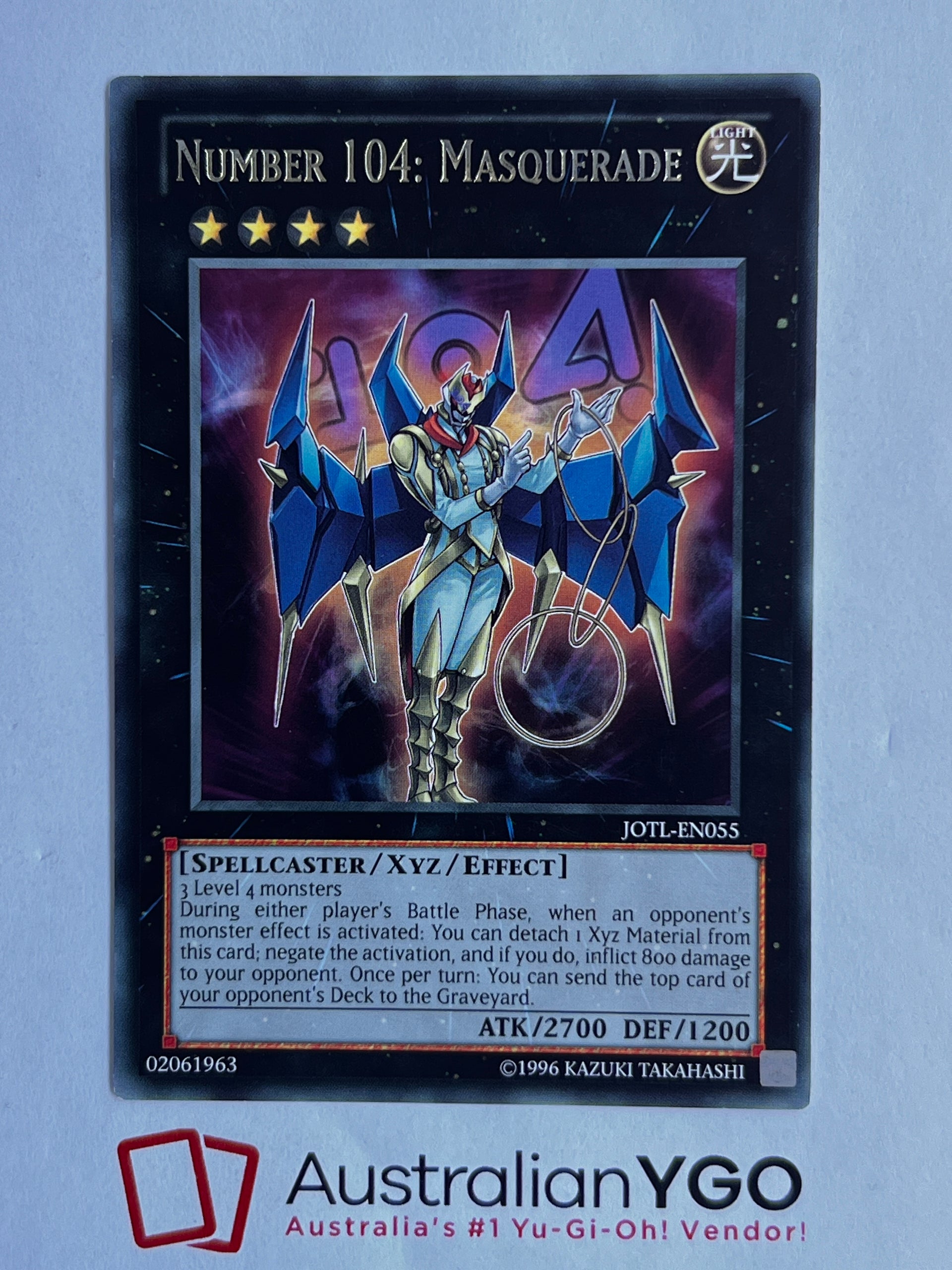 NUMBER 104: MASQUERADE JOTL-EN055 – Aus Ygo