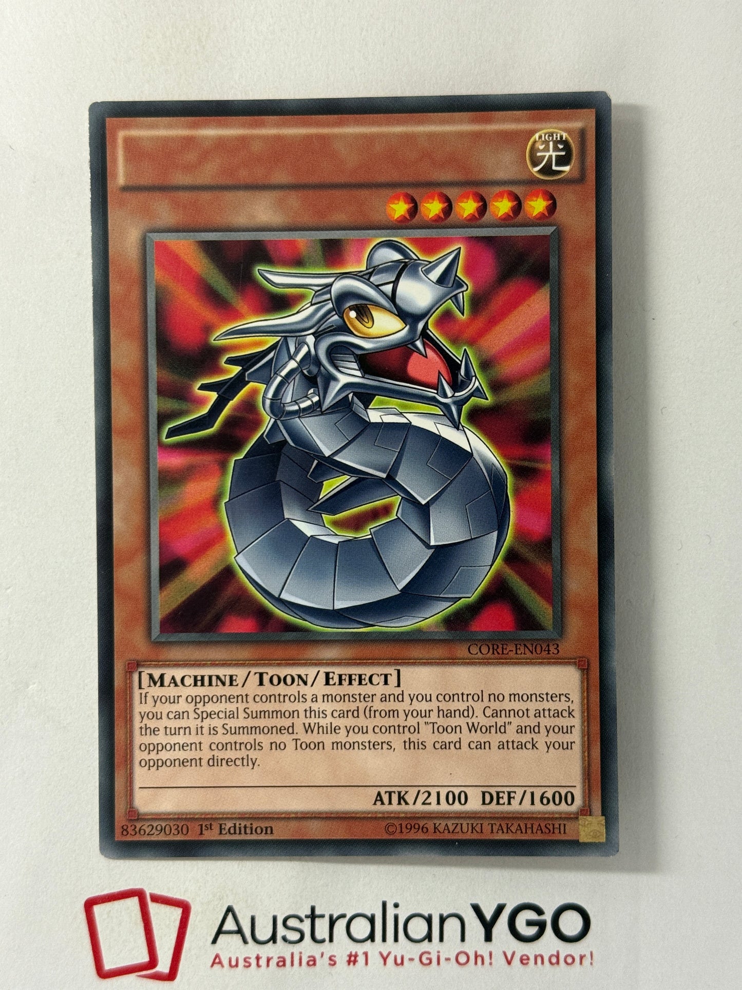 TOON CYBER DRAGON CORE-EN043 (MISPRINT)