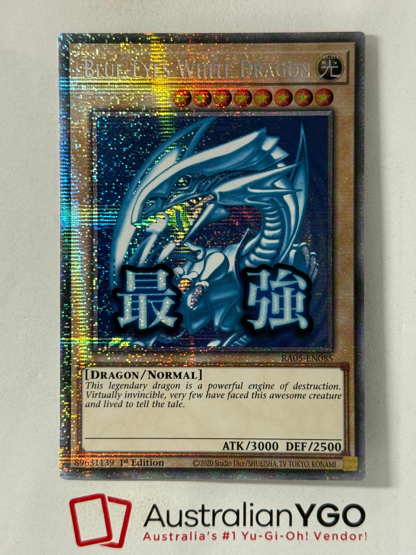 BLUE-EYES WHITE DRAGON RA05-EN085 (Starlight Rare)