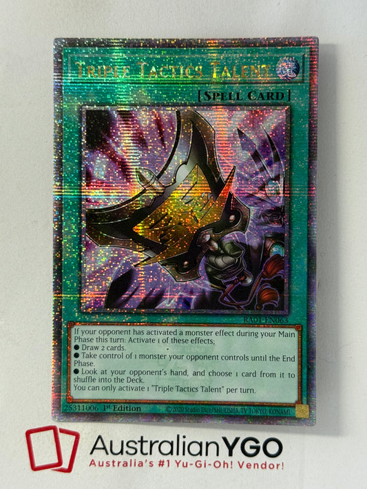 TRIPLE TACTICS TALENT RA01-EN063 (QCR)