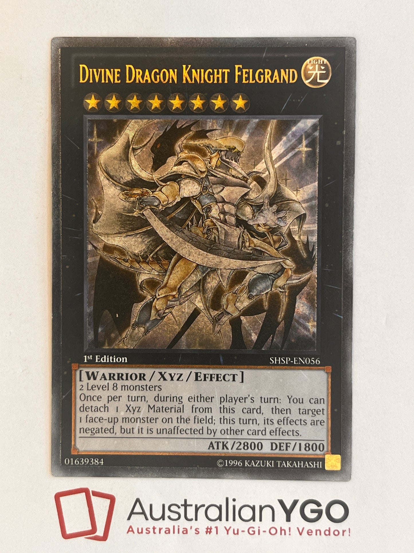 DIVINE DRAGON KNIGHT FELGRAND (American) SHSP-EN056 (UTR)