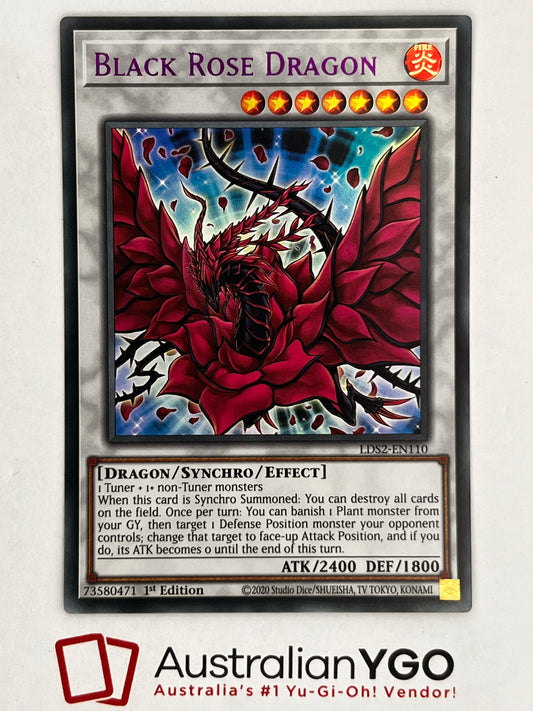 BLACK ROSE DRAGON (Purple) LDS2-EN110