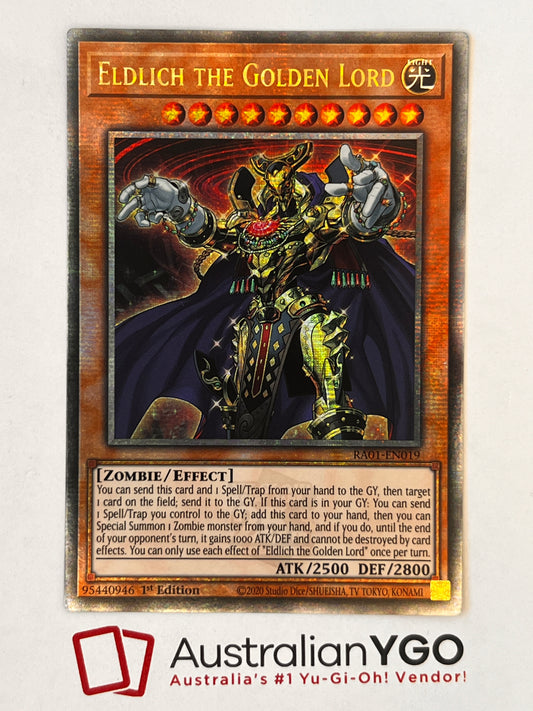 ELDLICH THE GOLDEN LORD RA01-EN019 (QCR)