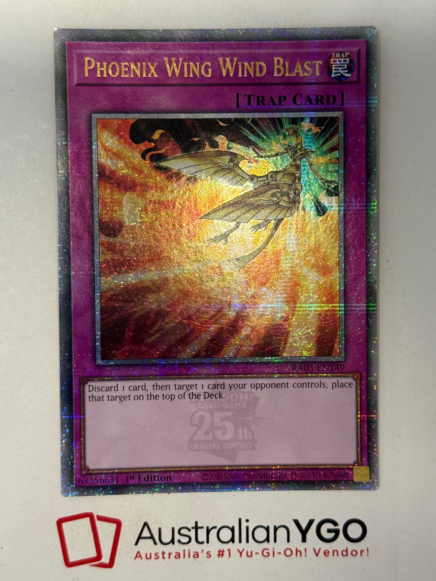 PHOENIX WING WIND BLAST RA03-EN149 (QCR)