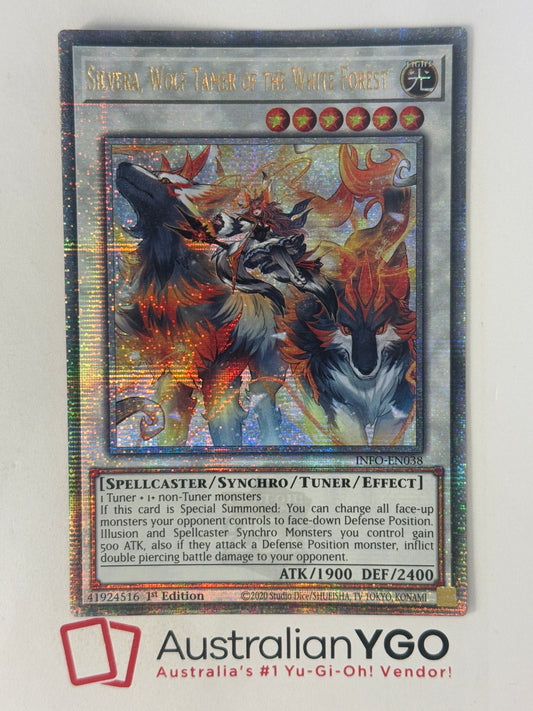 SILVERA WOLF TAMER OF TREE WHITE FOREST INFO-ENO38 (QCR)