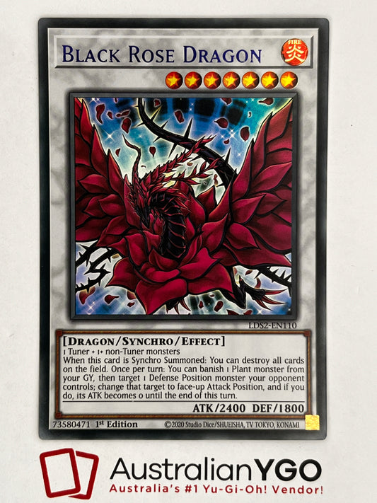 BLACK ROSE DRAGON (Blue) LDS2-EN110