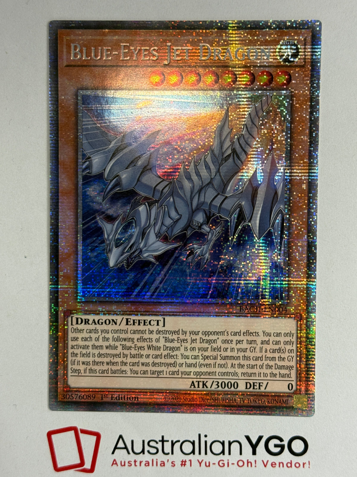 BLUE-EYES JET DRAGON BACH-EN004 (Starlight)