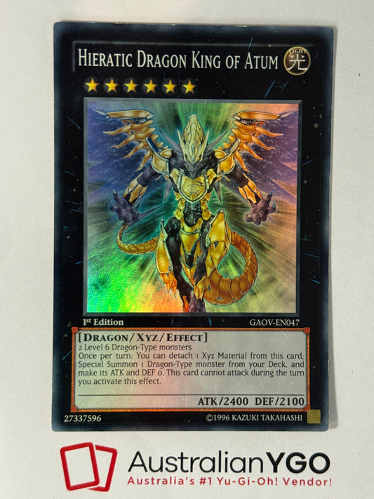 HIERATIC DRAGON KING OF ATUM GAOV-EN047