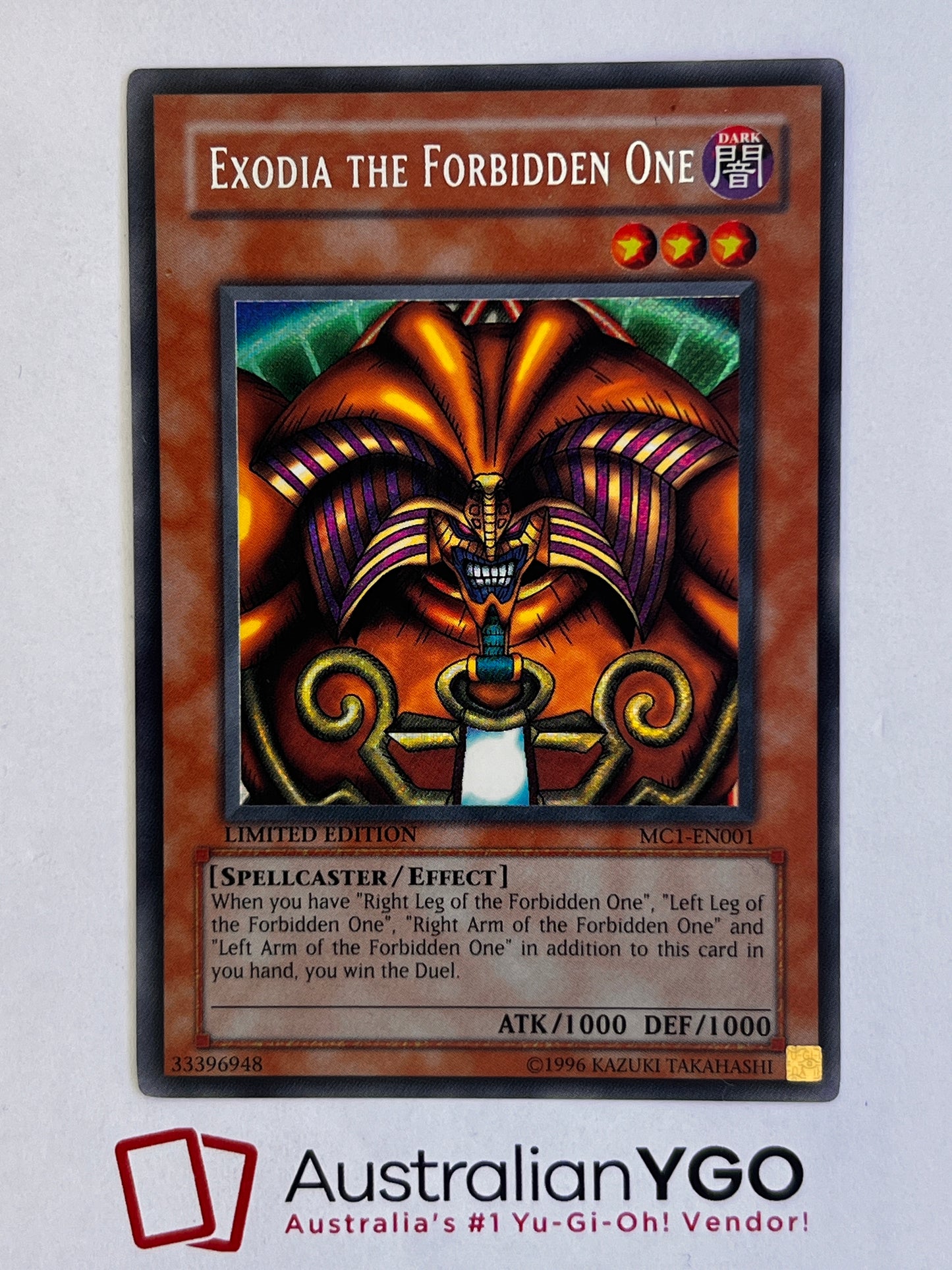 EXODIA THE FORBIDDEN ONE MC1-EN001