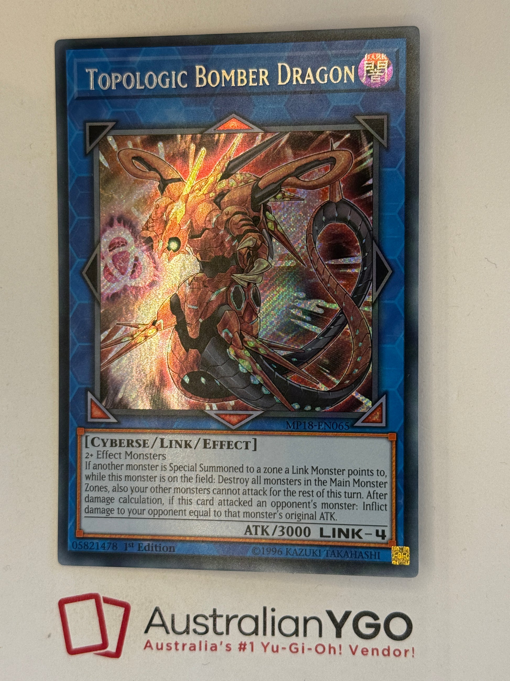 TOPOLOGIC BOMBER DRAGON MP18-EN065  Aus Ygo