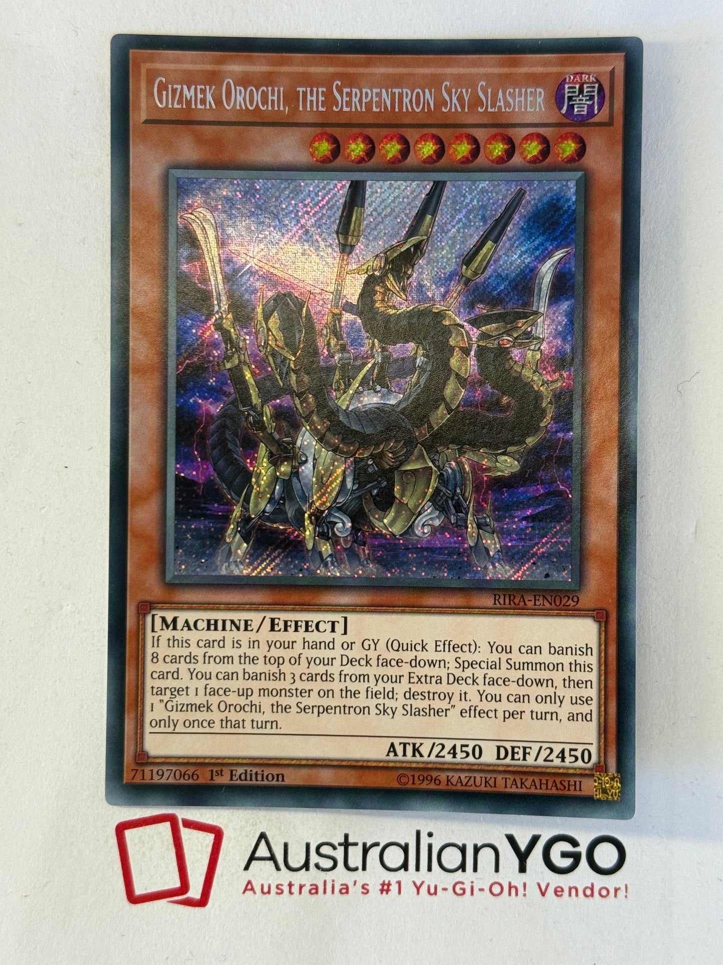 GIZMEK OROCHI, THE SERPENTRON SKY SLASHER RIRA-EN029