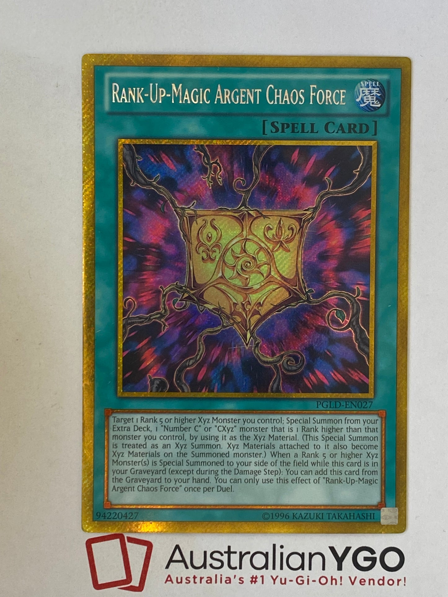 RANK-UP-MAGIC ARGENT CHAOS FORCE PGLD-EN027