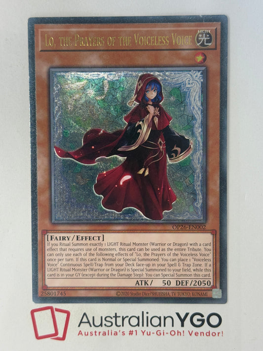 LO, THE PRAYERS OF THE VOICELESS VOICE OP26-EN002 (UTR)