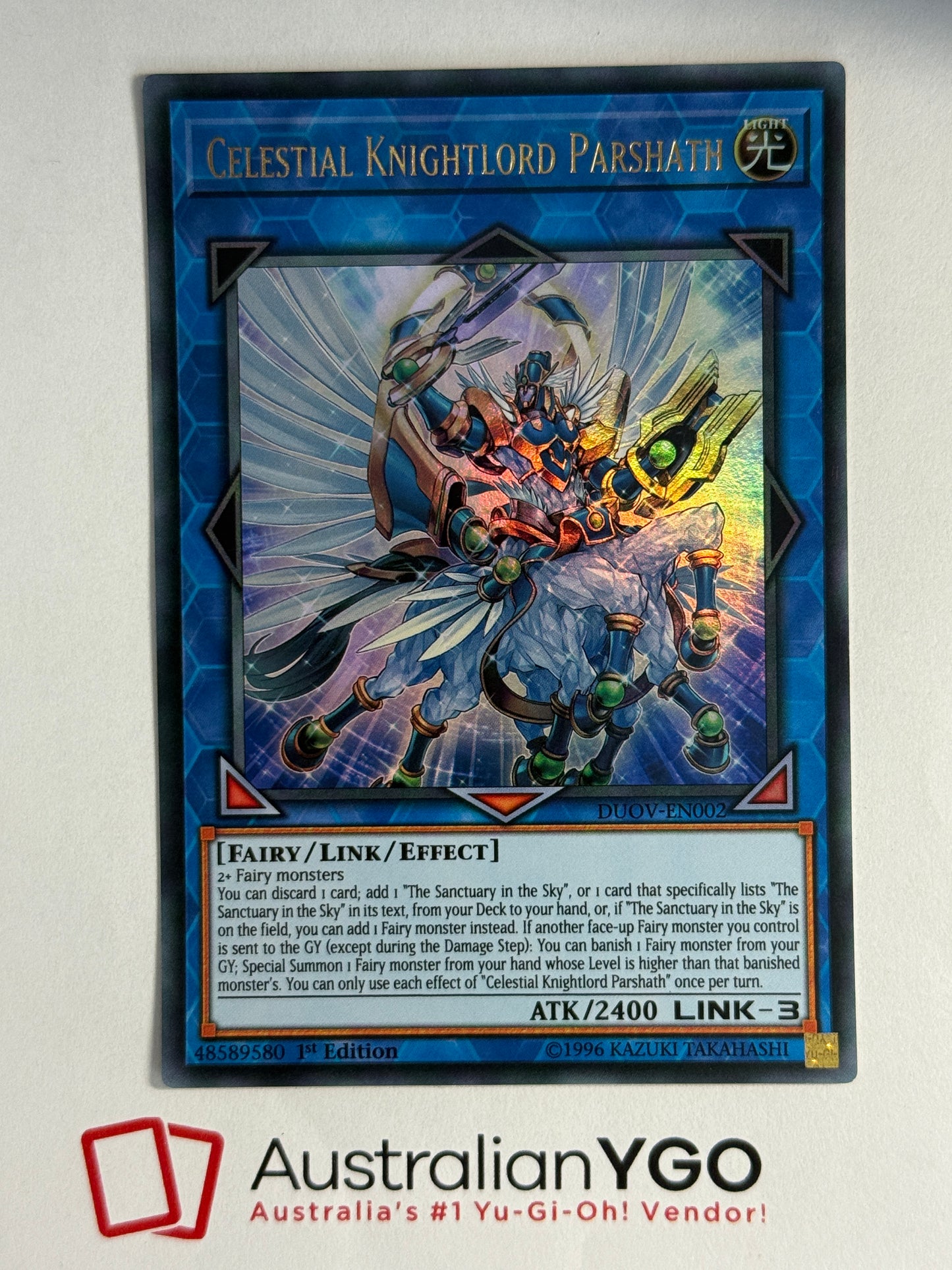 CELESTIAL KNIGHTLORD PARSHATH DUOV-EN002