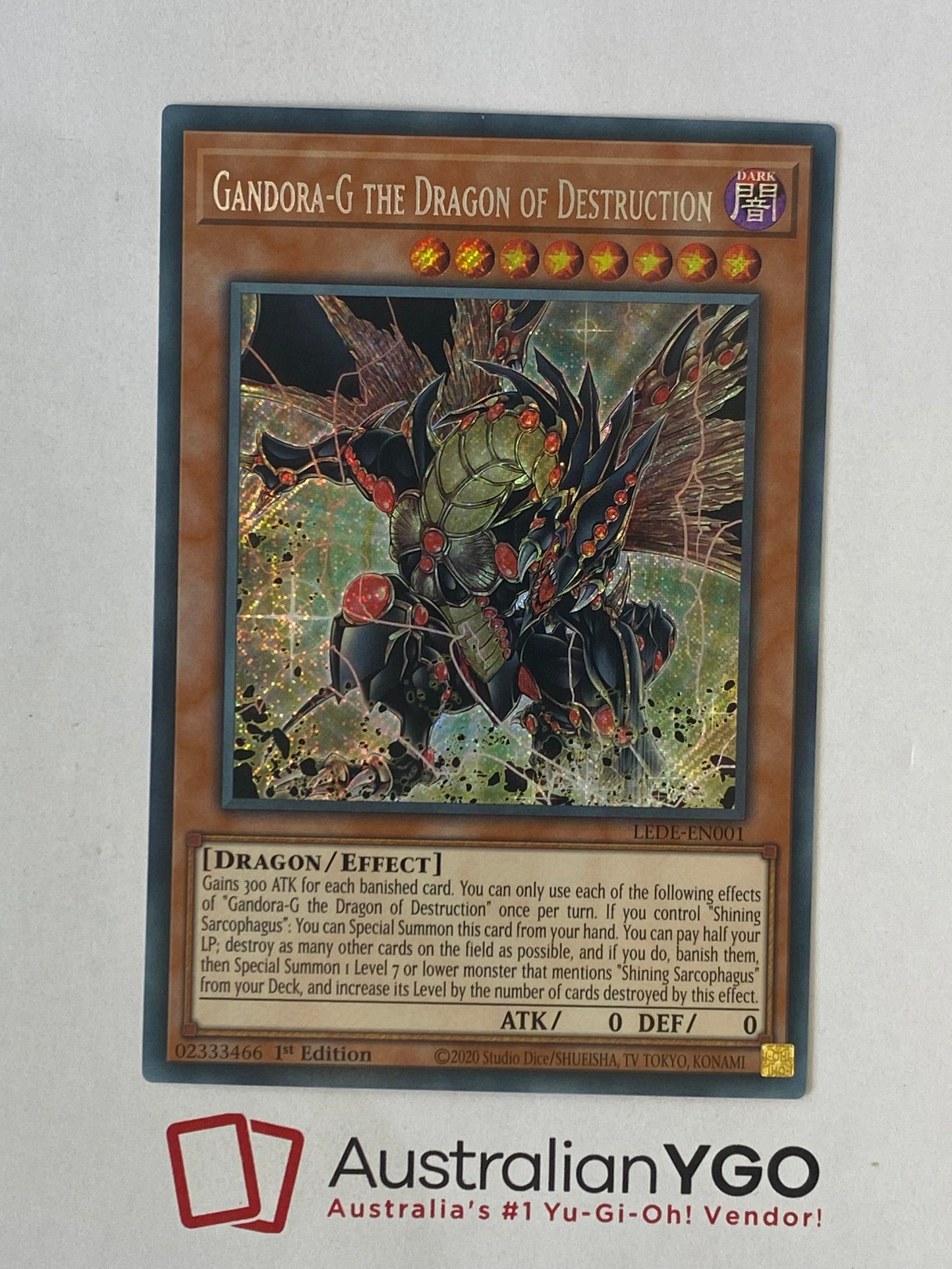 GANDORA-G THE DRAGON OF DESTRUCTION LEDE-EN001