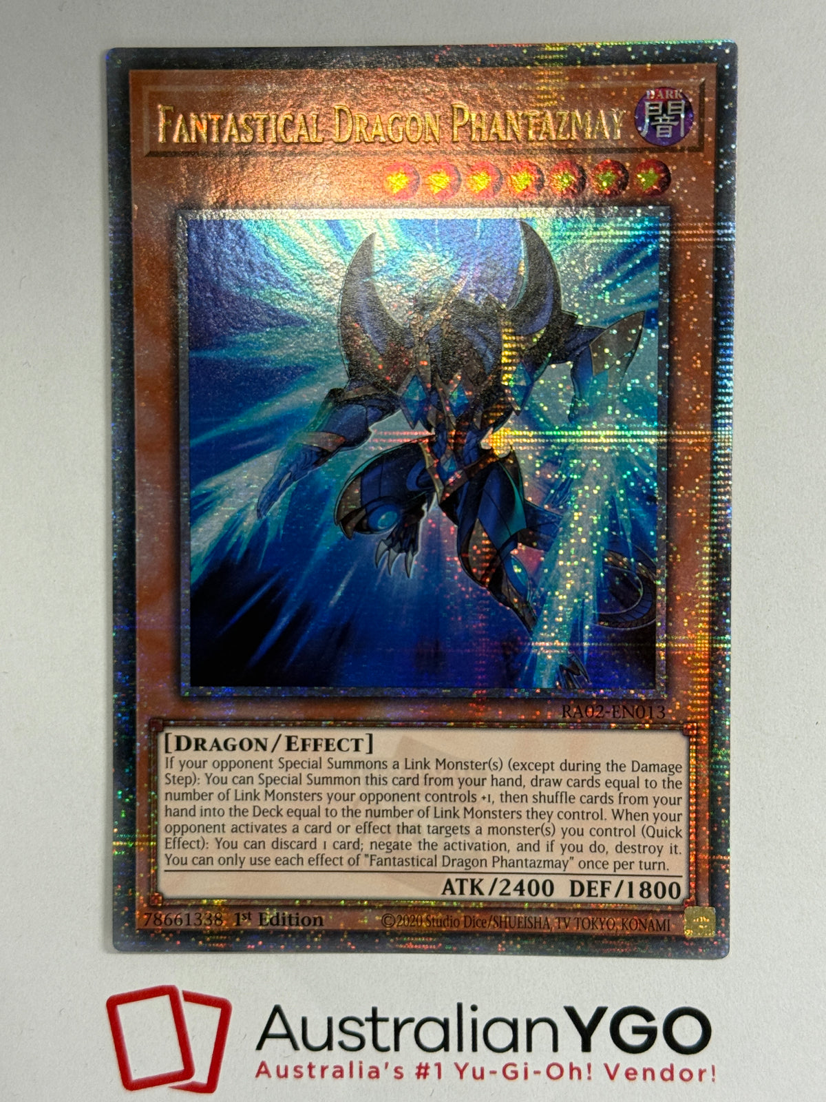 FANTASTICAL DRAGON PHANTAZMAY RA02-EN013 (QCR)