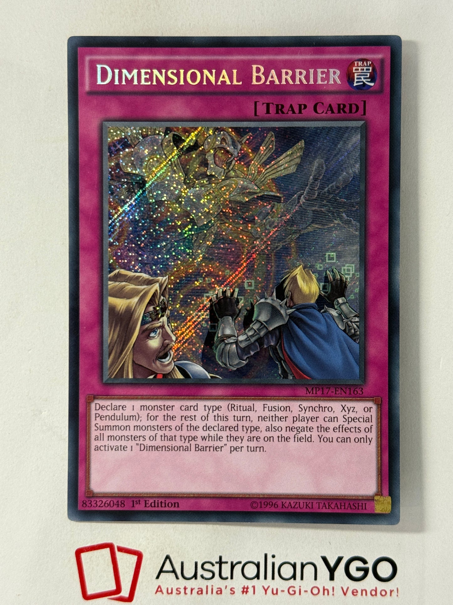 DIMENSIONAL BARRIER MP17-EN163