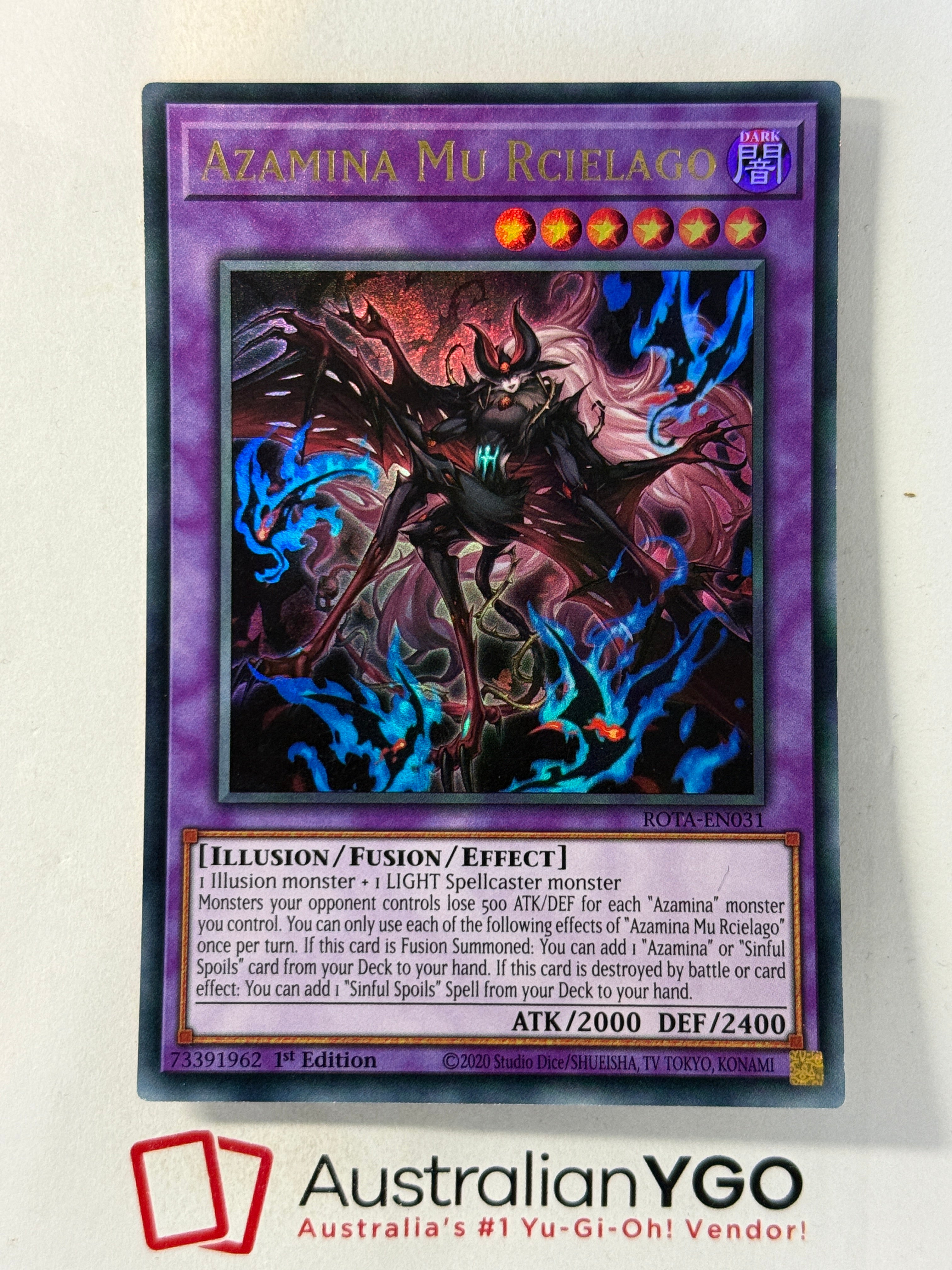 AZAMINA MU RCIELAGO ROTA-EN031 – Aus Ygo