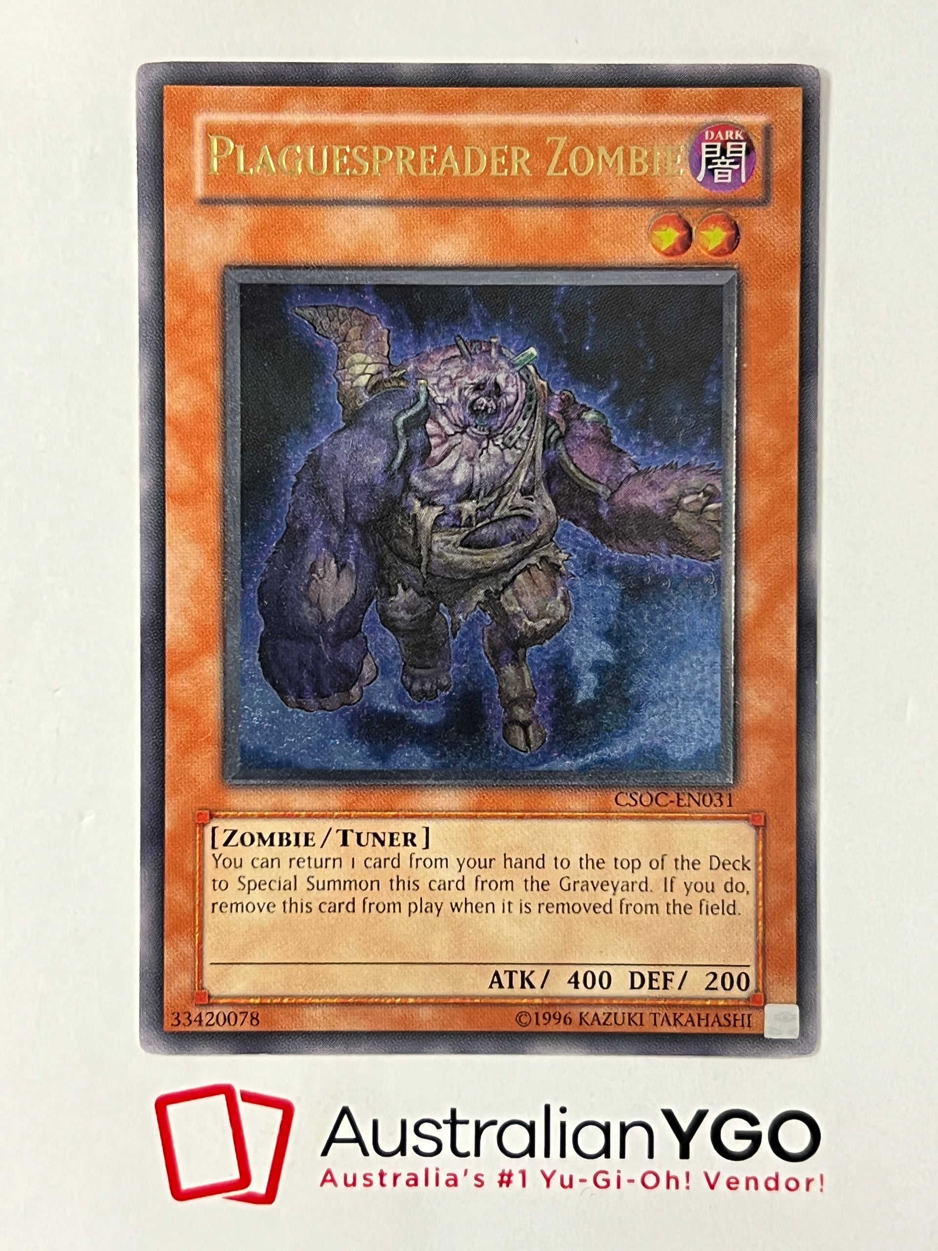 PLAGUESPREADER ZOMBIE CSOC-EN031(UTR) – Aus Ygo