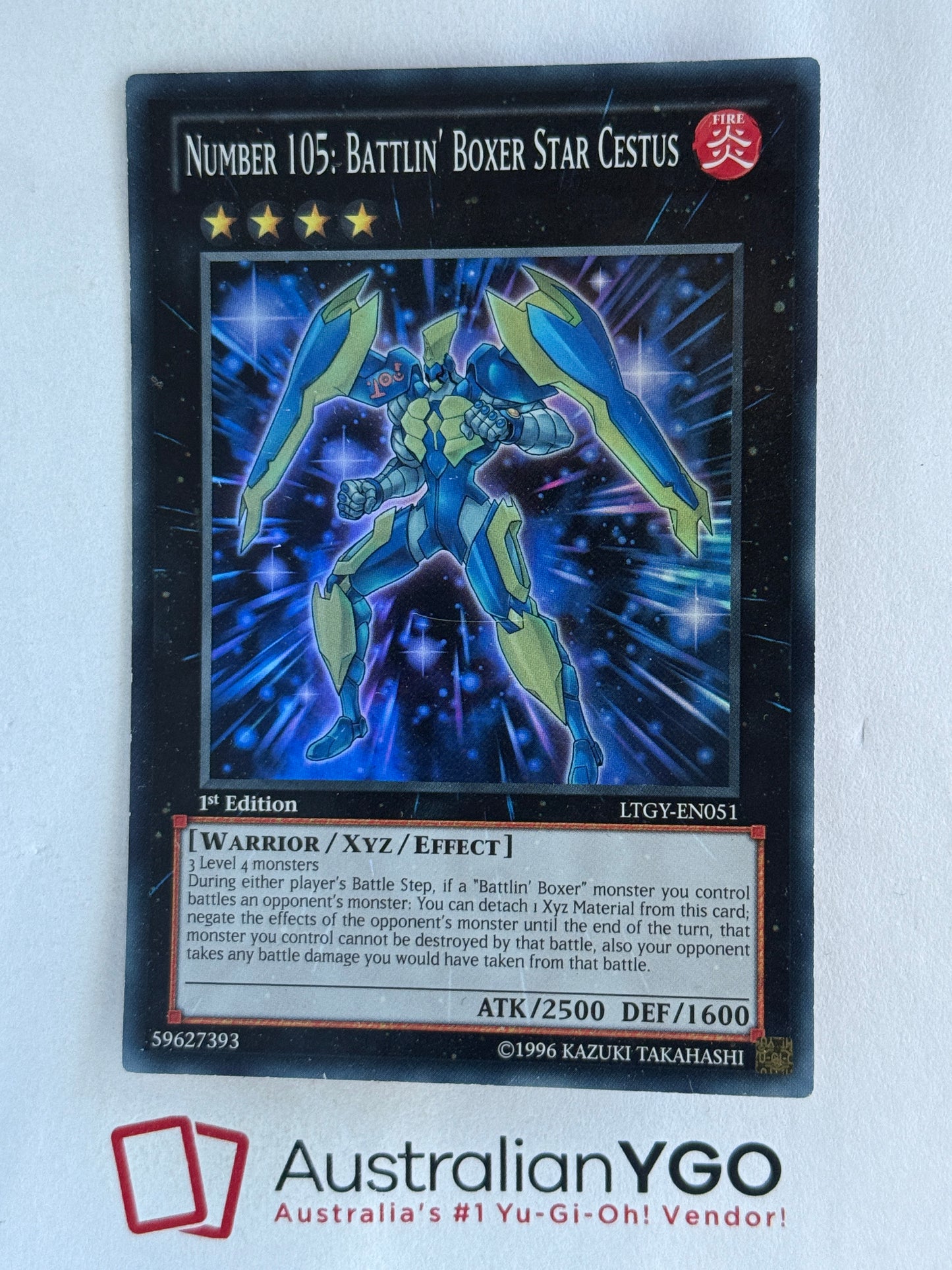 NUMBER 105: BATTLIN BOXER STAR CESTUS LTGY-EN051