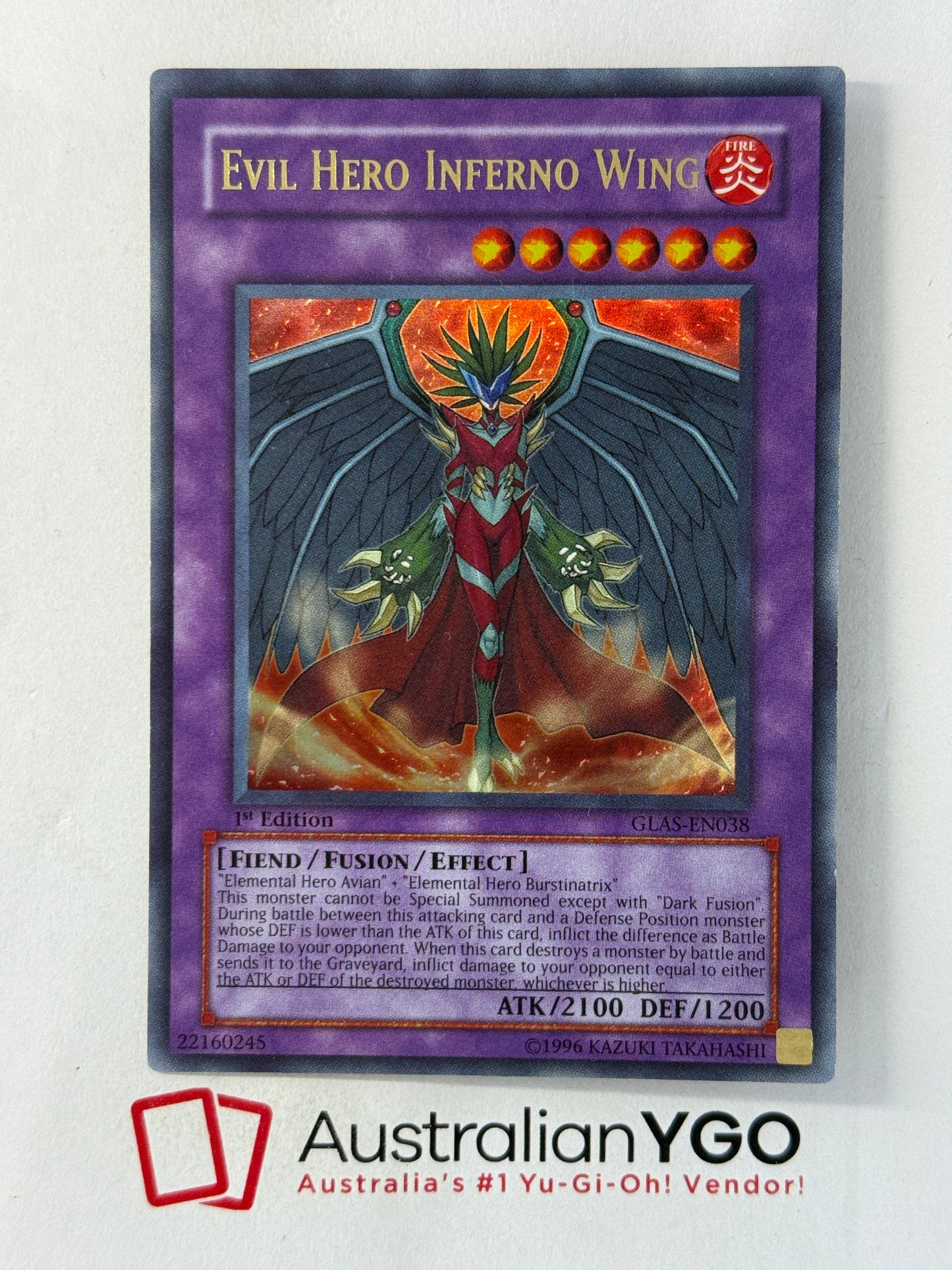 EVIL HERO INFERNO WING GLAS-EN038