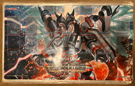 Official Yugioh Savage Strike Sneak Peek Playmat Sealed