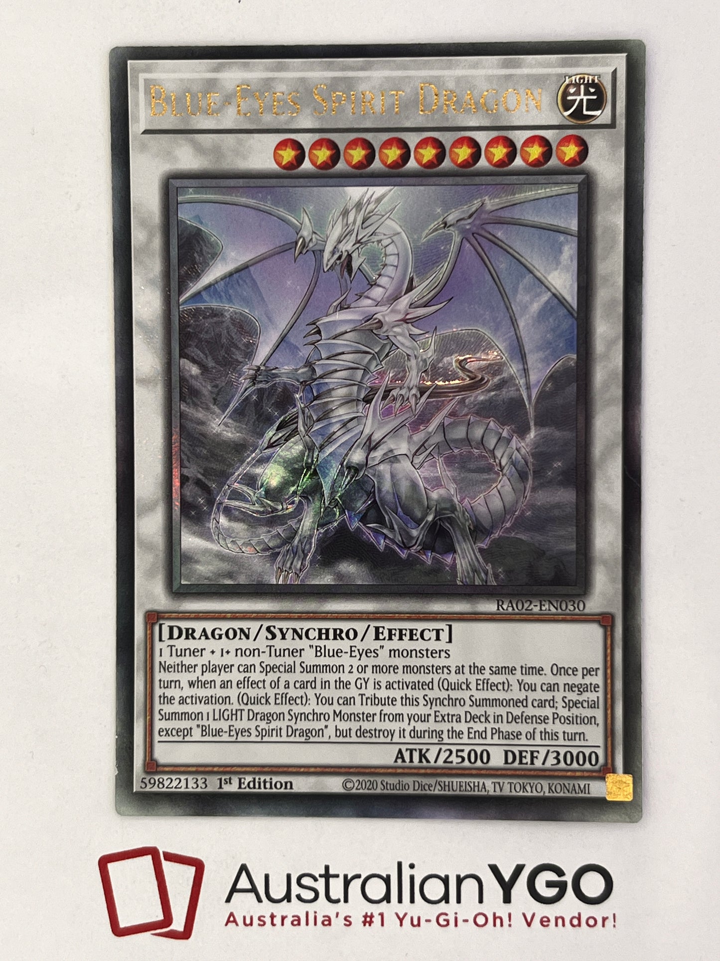 BLUE-EYES SPIRIT DRAGON RA02-EN030 (PUR)