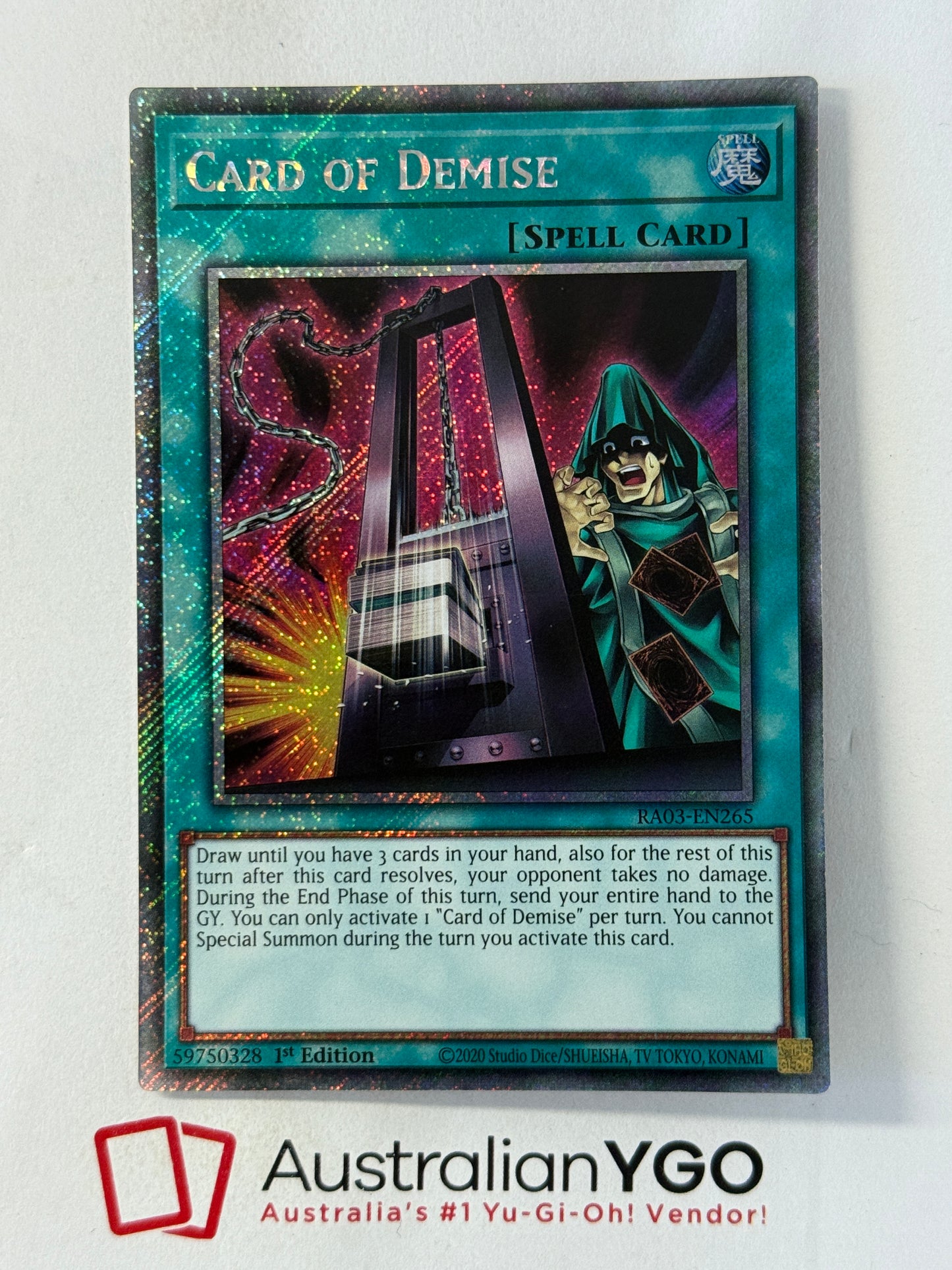 CARD OF DEMISE RA03-EN265
