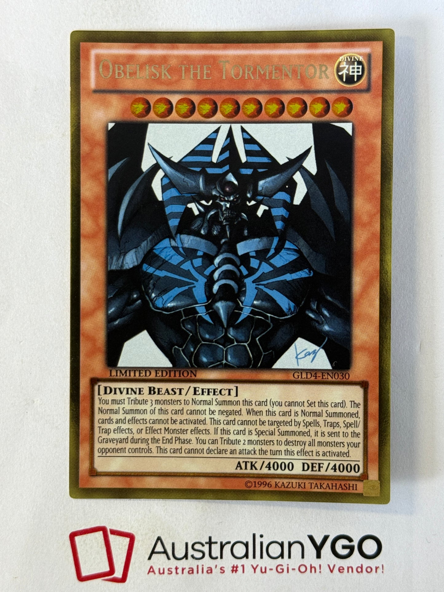 OBELISK THE TORMENTOR GLD4-EN030