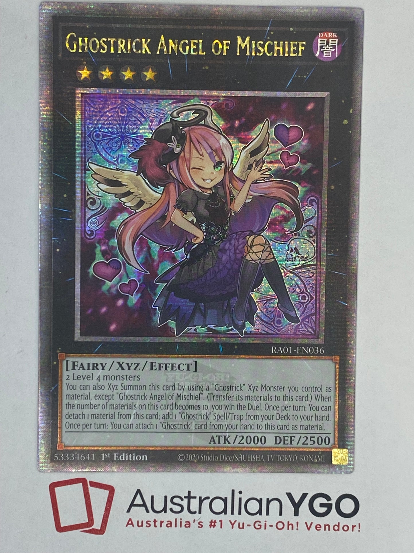 GHOSTRICK ANGEL OF MISCHIEF (American) RA01-EN036 (QCR)