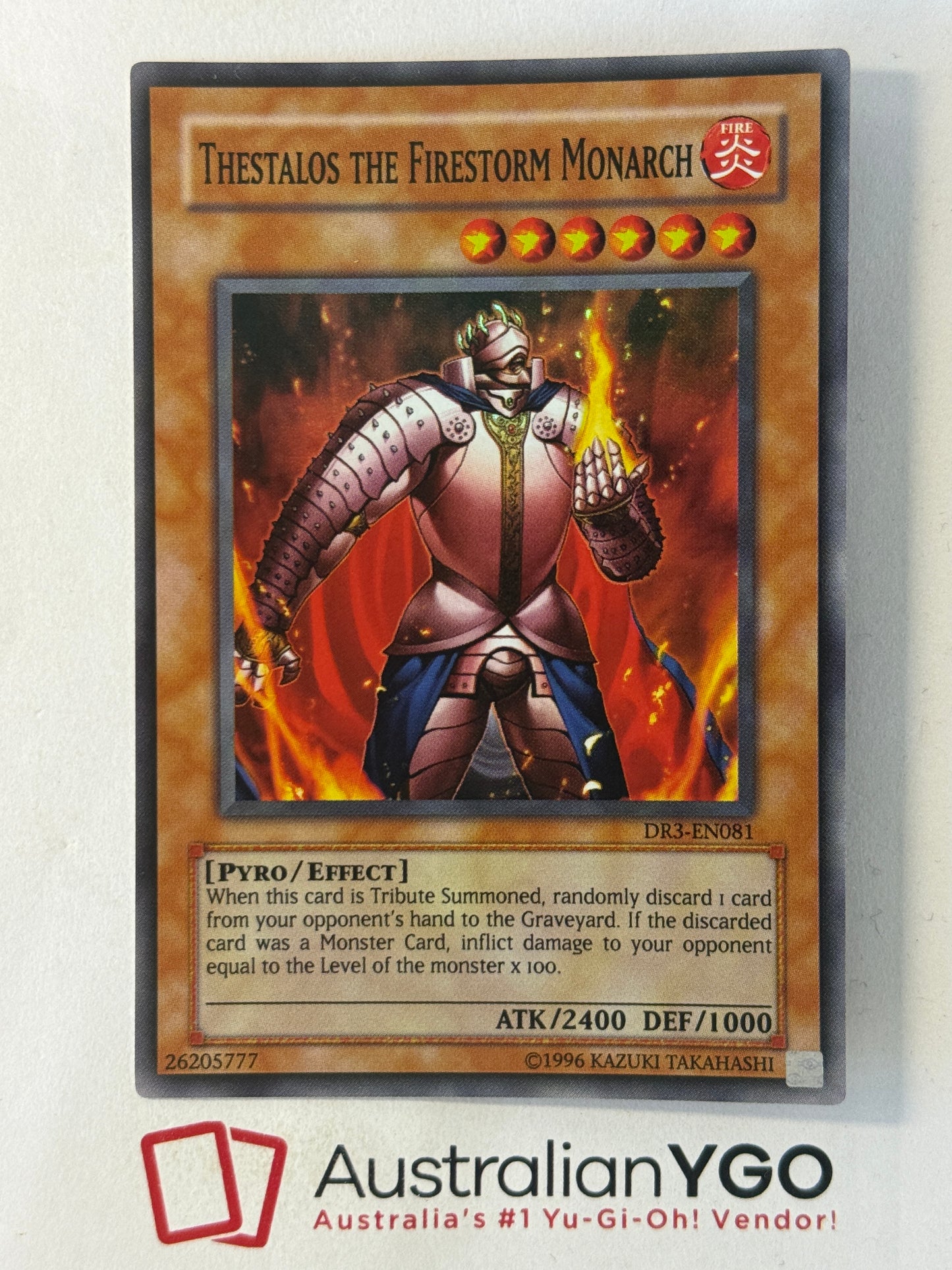 THESTALOS THE FIRESTORM MONARCH DR3-EN081