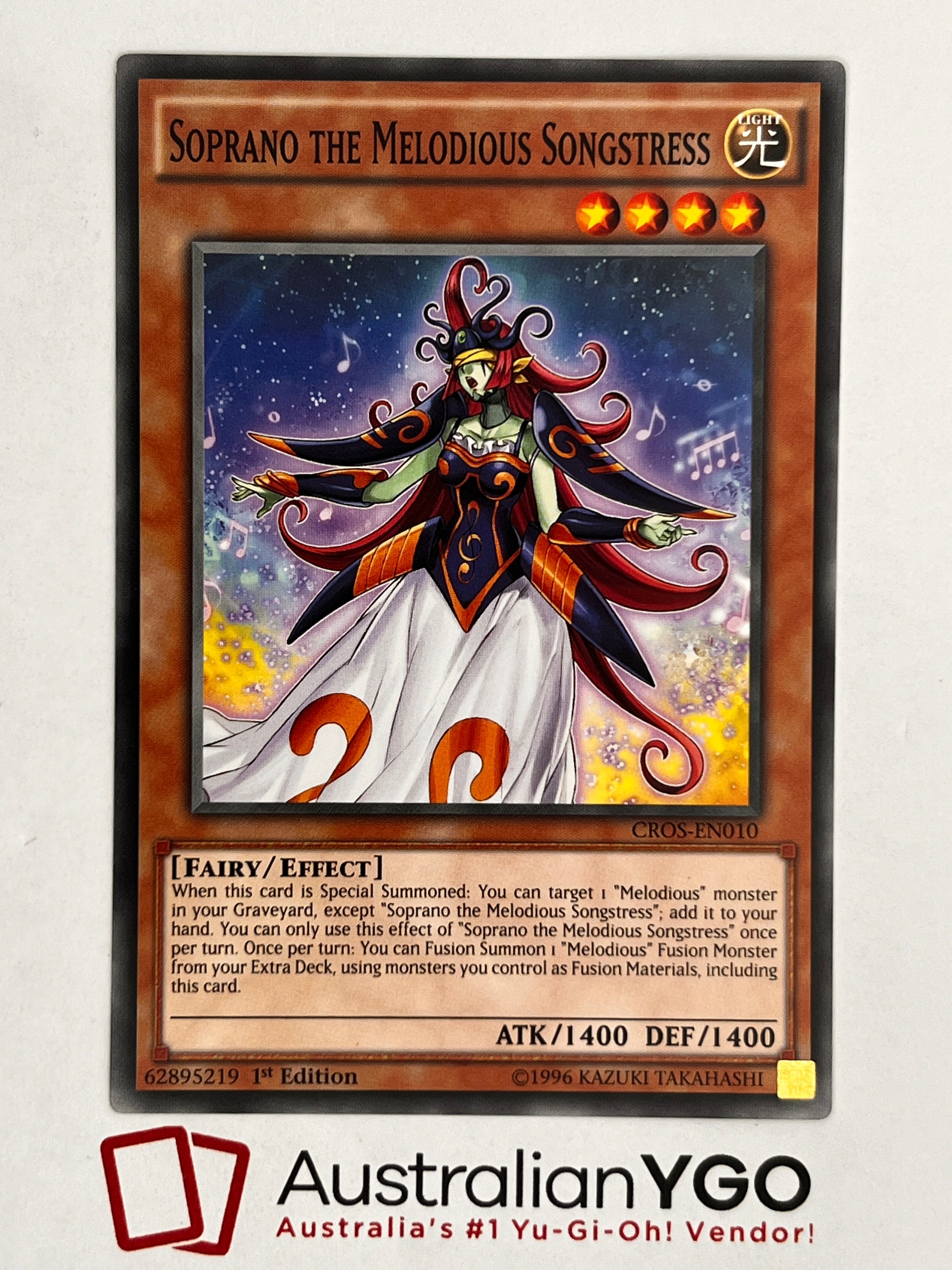 SOPRANO THE MELODIOUS SONGSTRESS CROS-EN010 – Aus Ygo