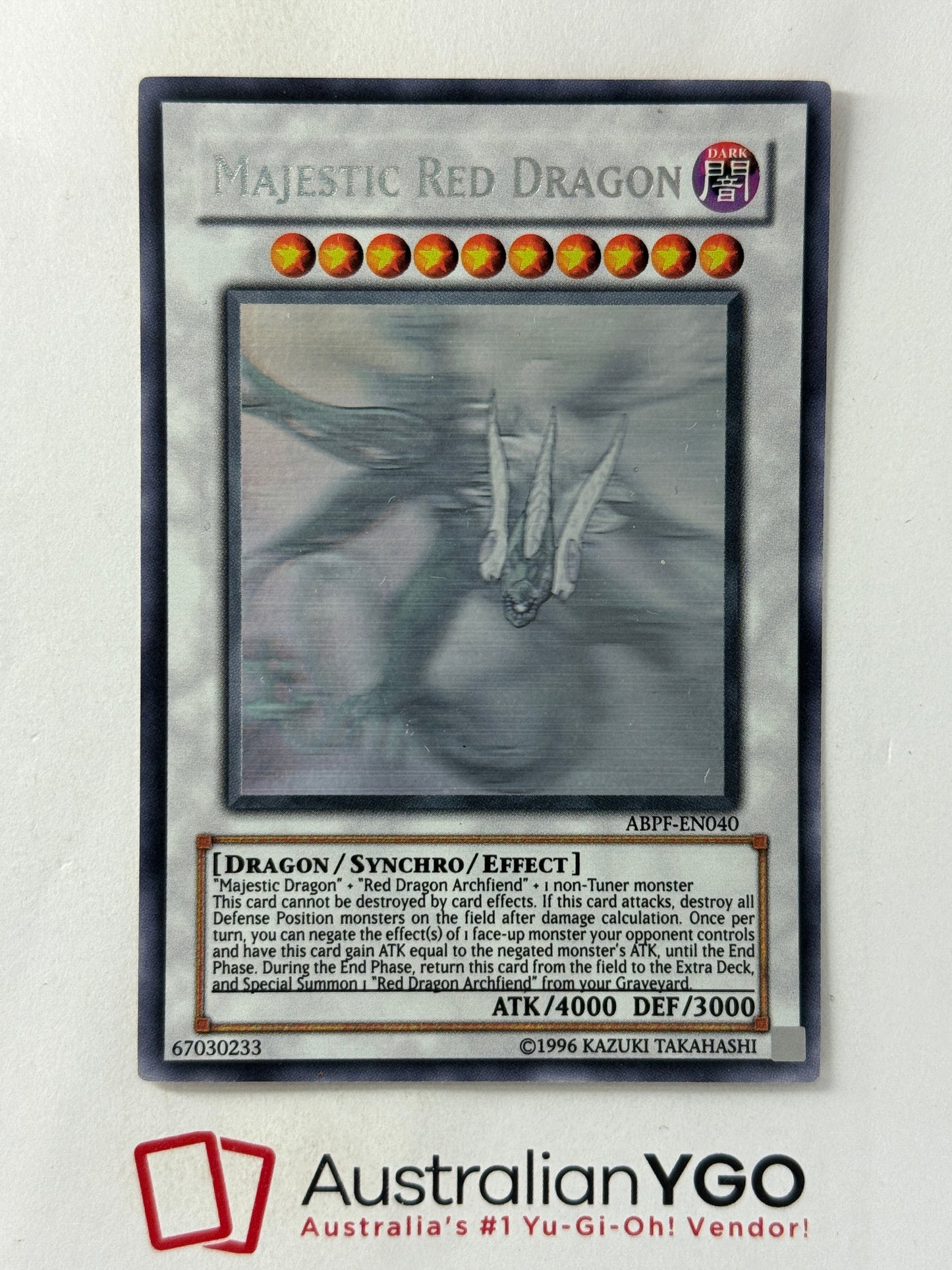 MAJESTIC RED DRAGON ABPF-ENO40 (Ghost)