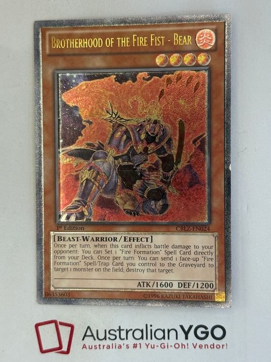 BROTHERHOOD OF THE FIRE FIST - BEAR CBLZ-EN024 (UTR)
