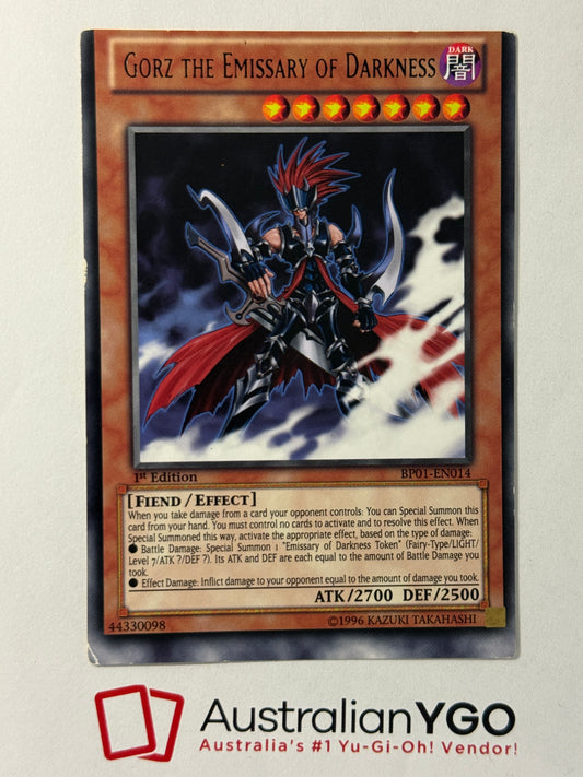 GORZ THE EMISSARY OF DARKNESS
BPO1-EN014 (Misprint)