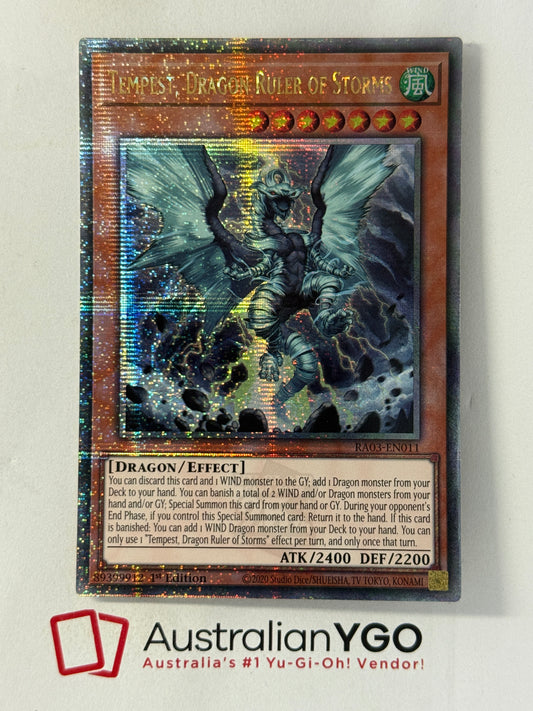TEMPEST DRAGON RULER OF STORMS RA03-EN011 (QCR)