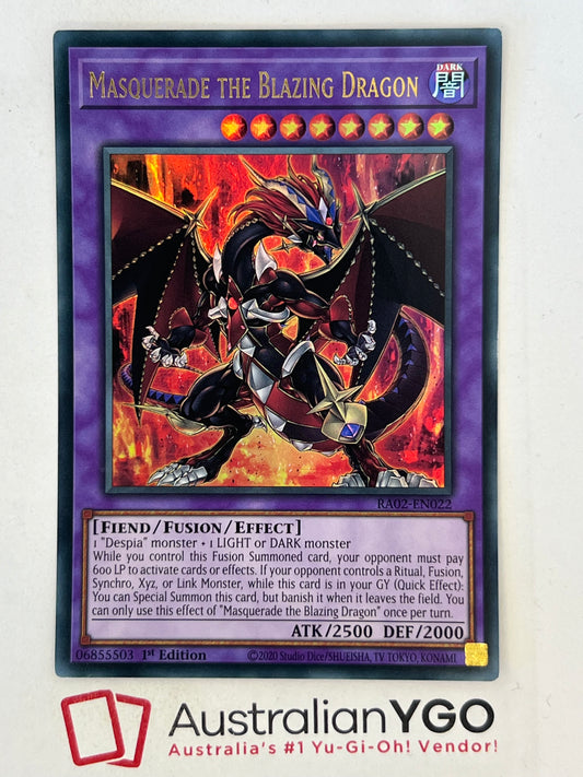 MASQUERADE THE BLAZING DRAGON RA02-EN022