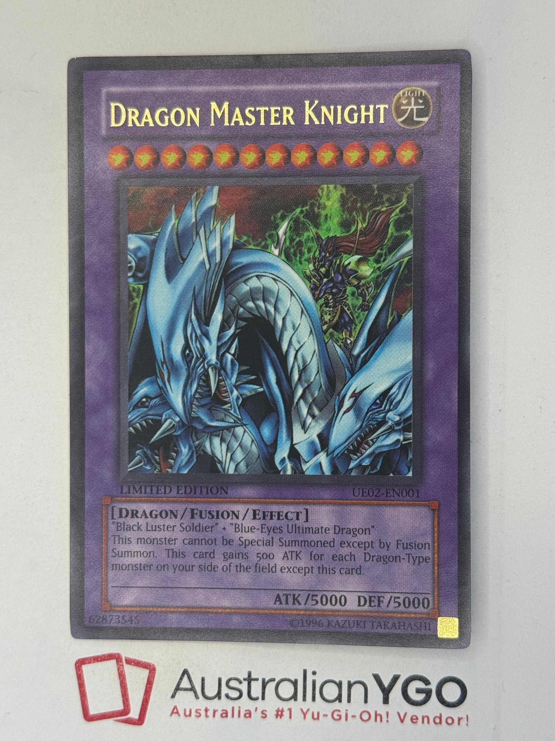 dragon master knight yugioh card DRAGON MASTER KNIGHT UE02-EN001 – Aus Ygo