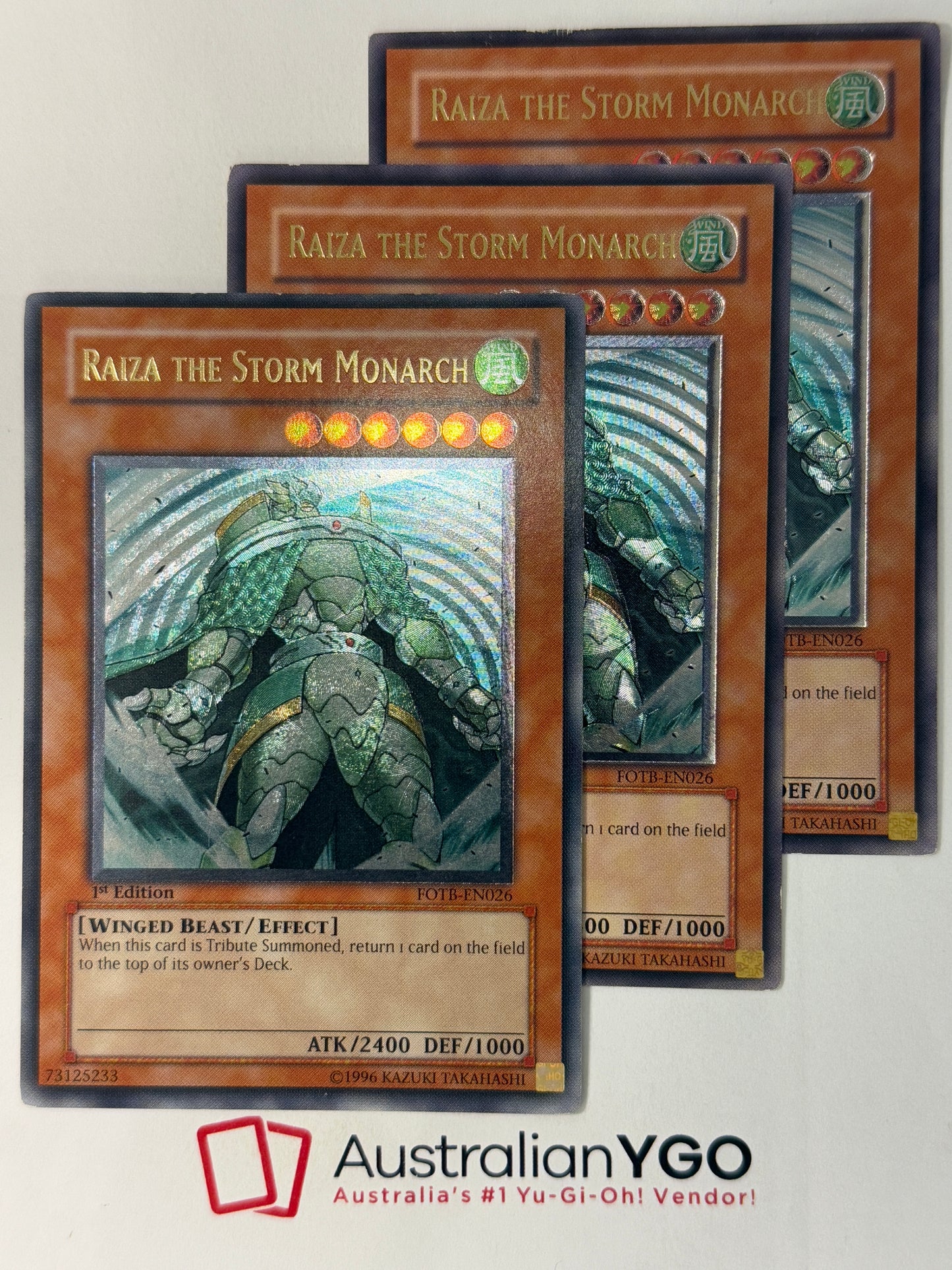 RAIZA THE STORM MONARCH FOTB-EN026 (UTR) PLAYSET