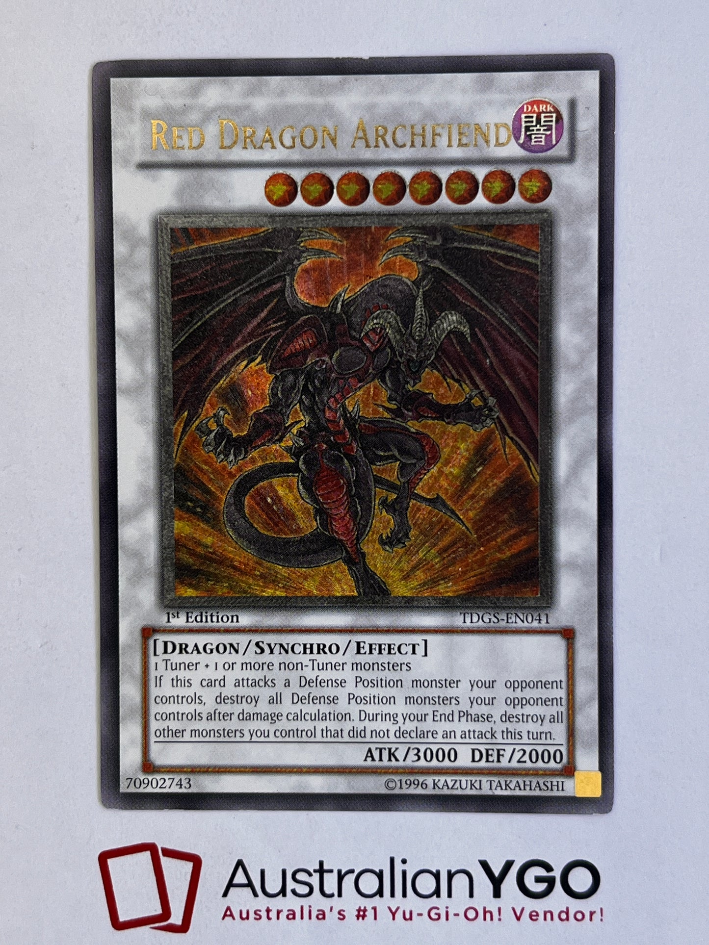 RED DRAGON ARCHFIEND TDGS-EN041 (UTR)