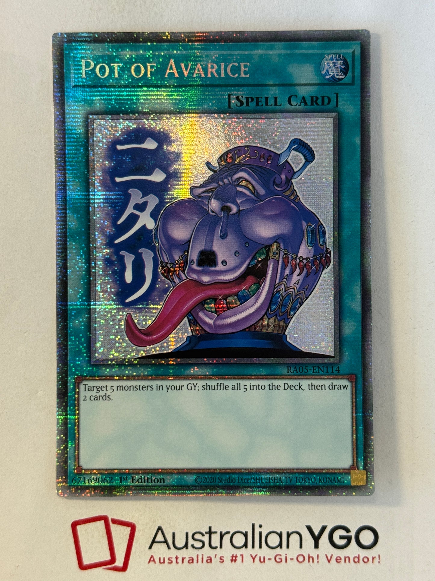 POT OF AVARICE RA05-EN114 (Starlight Rare)
