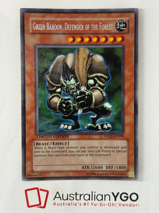 GREEN BABOON, DEFENDER OF THE FOREST RP02-EN099